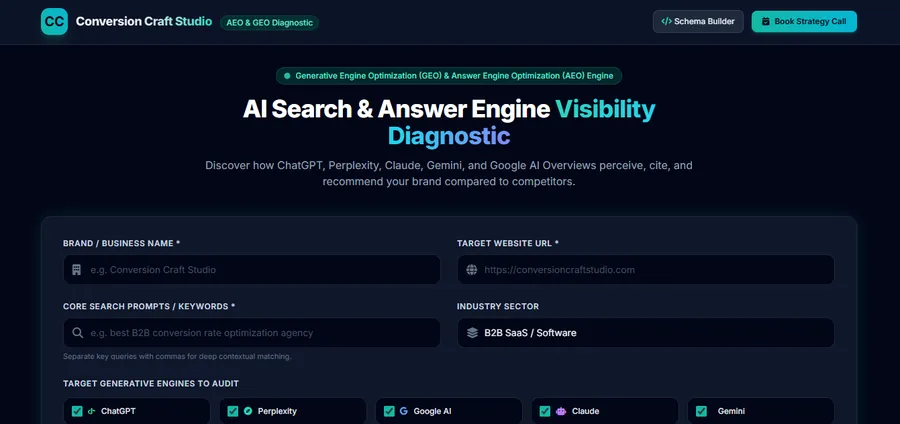 AI Visibility Diagnostic: Is your brand visible to search engines and AI?